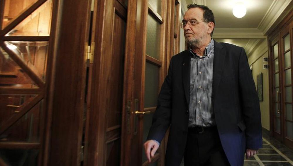 El líder de Unidad Popular, Panayotis Lafazanis