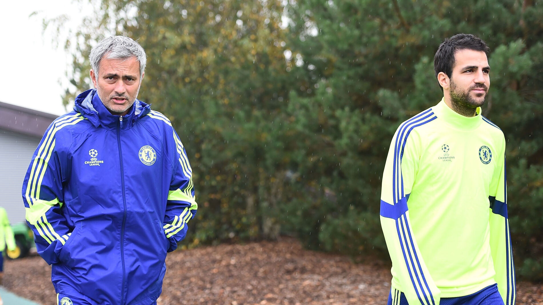 Jos&eacute; Mourinho y Cesc F&agrave;bregas