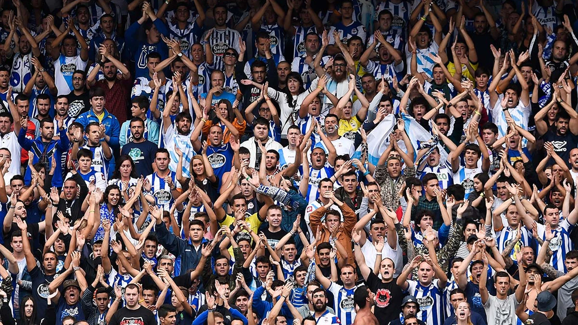La afición de Riazor La afición de Riazor