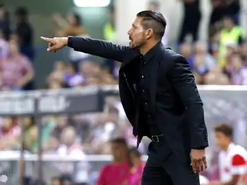 El entrenador del Atlético de Madrid, el argentino Diego Simeone El entrenador del Atlético de Madrid, el argentino Diego Simeone