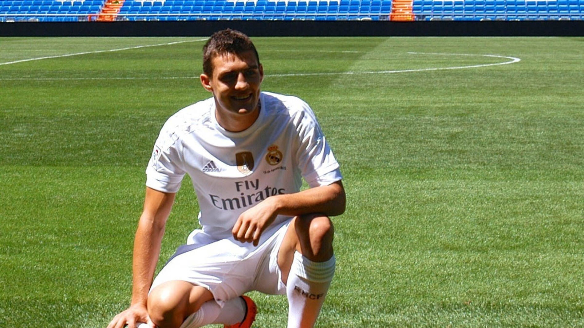 Kovacic, durante su presentaci&oacute;n con el Real Madrid