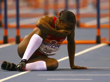 La atleta española Josephine Onyia La atleta española Josephine Onyia