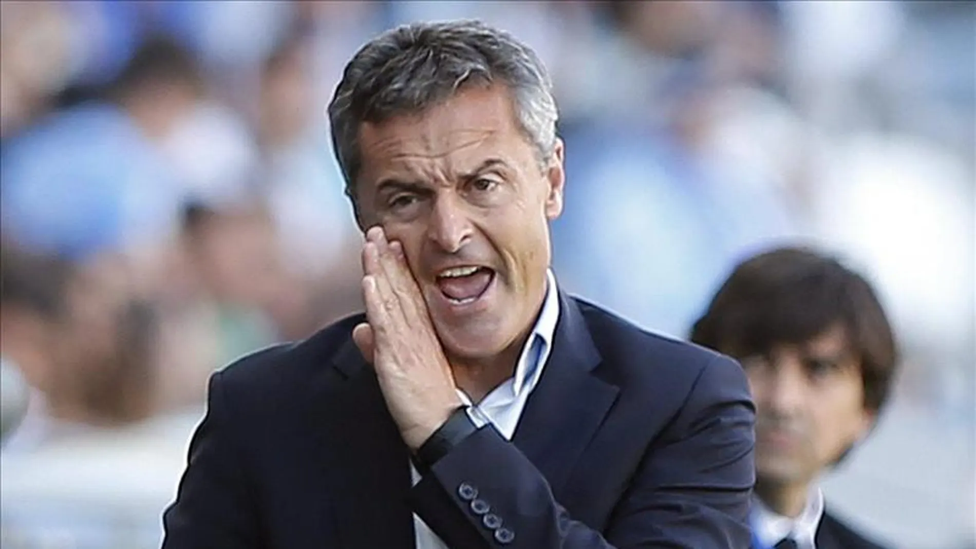 El entrenador Fran Escribá El entrenador Fran Escribá