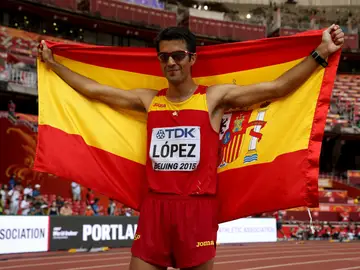 Miguel Ángel López en Pekín Miguel Ángel López en Pekín