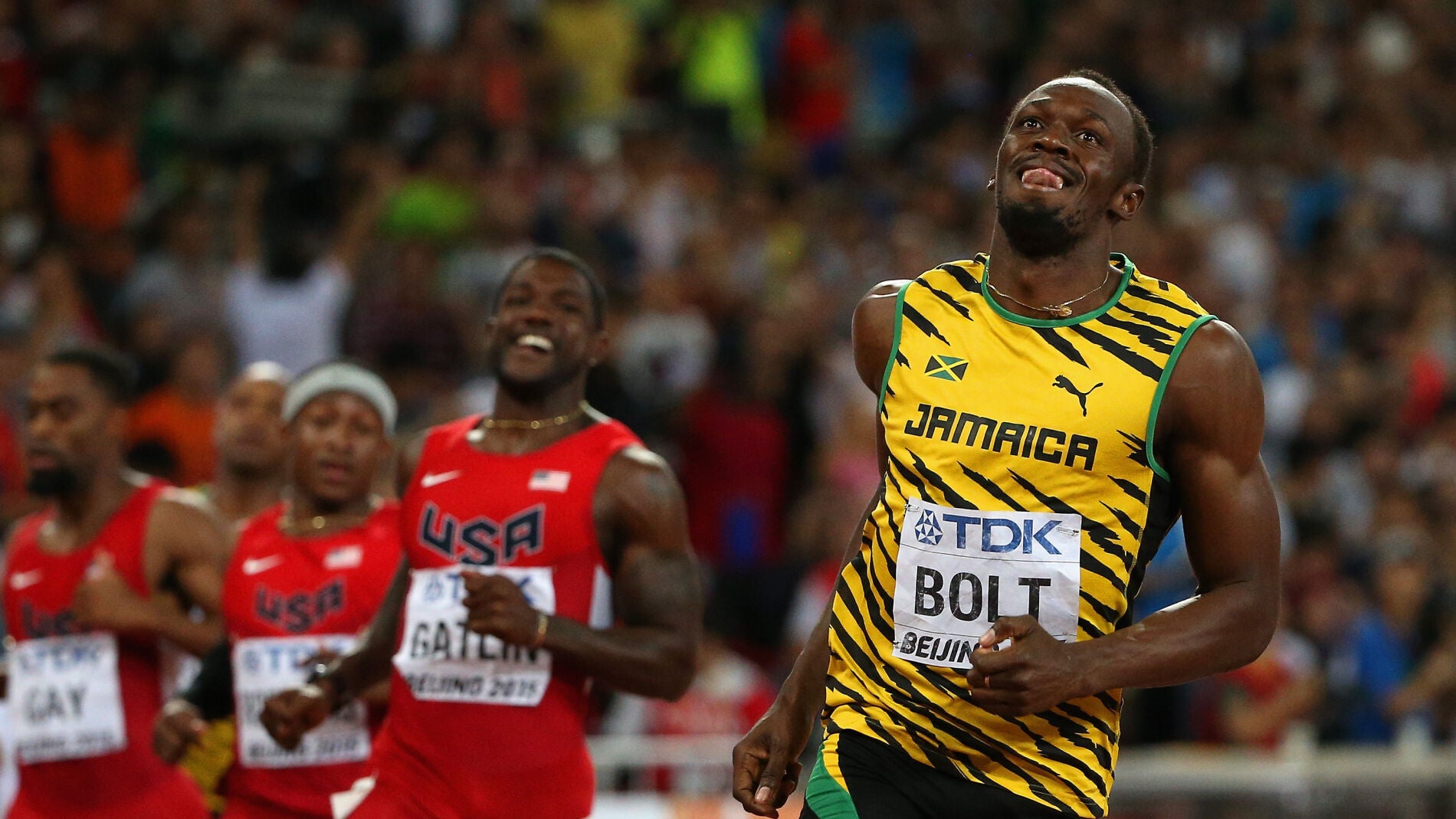 Usain Bolt gana el oro en el Mundial de Pek&iacute;n