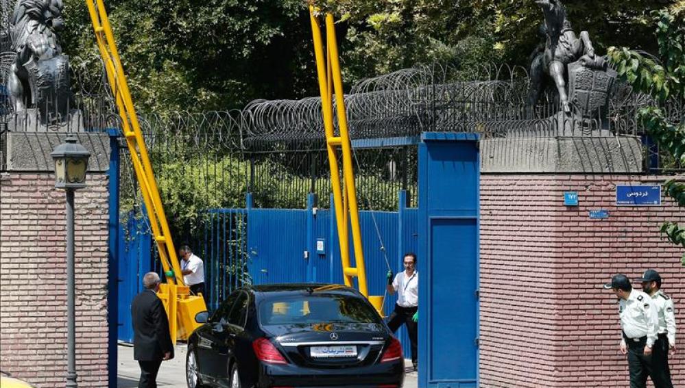 Reapertura de la embajada de Reino Unido en Teherán