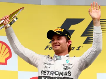 Rosberg, en el podio de Spa Rosberg, en el podio de Spa