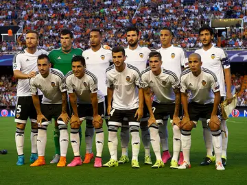 Los once futbolistas que jugaron de inicio ante el Mónaco Los once futbolistas que jugaron de inicio ante el Mónaco