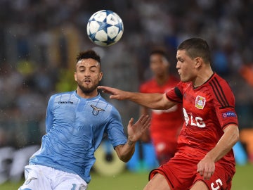 Encuentro entre Bayer y Lazio en la previa de Champions