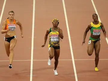 La jamaicana Fraser-Pryce en el Nido La jamaicana Fraser-Pryce en el Nido