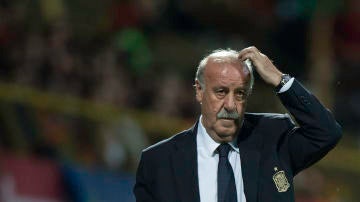 Vicente del Bosque, pensativo