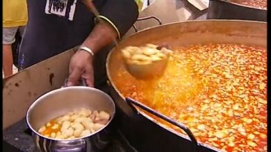 Las judías de La Granja reúnen a 10.000 personas en la fiesta de San Luis 