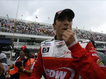 Justin Wilson, piloto de Indycar Justin Wilson, piloto de Indycar