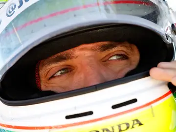 Justin Wilson, durante una carrera Justin Wilson, durante una carrera