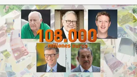El 'lunes negro' también lo fue para los más ricos del mundo: perdieron 108.000 millones de euros El 'lunes negro' también lo fue para los más ricos del mundo: perdieron 108.000 millones de euros