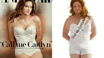 Portada de Jenner en 'Vanity Fair' junto a su disfraz.