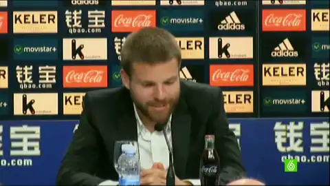 Illarramendi, en rueda de prensa Illarramendi, en rueda de prensa