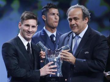 Leo Messi, premio a mejor jugador UEFA