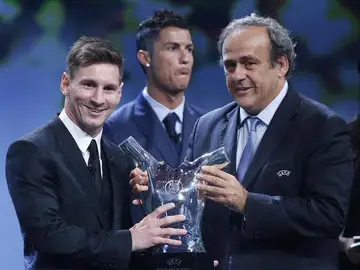 Leo Messi, premio a mejor jugador UEFA Leo Messi, premio a mejor jugador UEFA