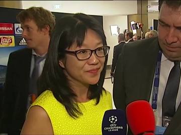 Lay Hoon, presidenta del Valencia Lay Hoon, presidenta del Valencia