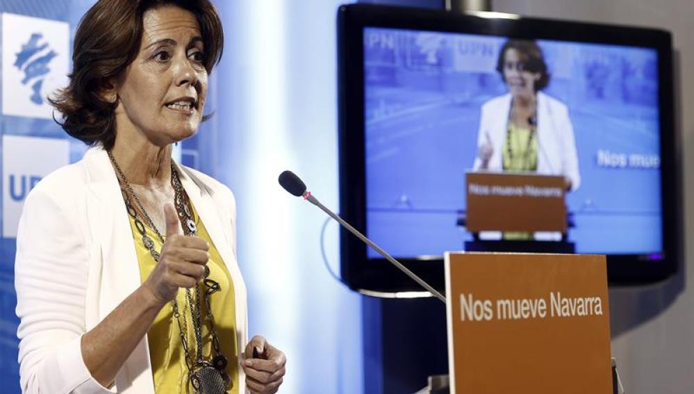 La ya expresidenta de UPN, Yolanda Barcina