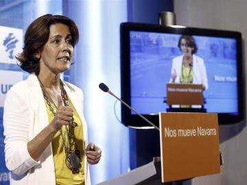 La ya expresidenta de UPN, Yolanda Barcina
