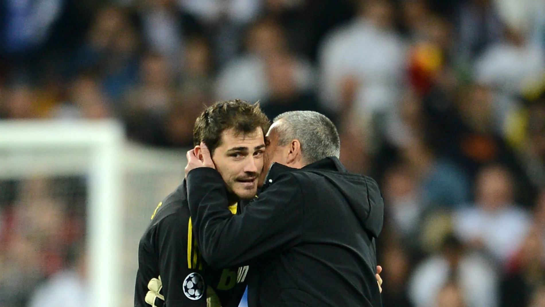 Iker Casillas y José Mourinho, durante su etapa en el Real Madrid Iker Casillas y José Mourinho, durante su etapa en el Real Madrid