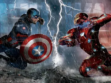 Iron Man y Capitán América Iron Man y Capitán América