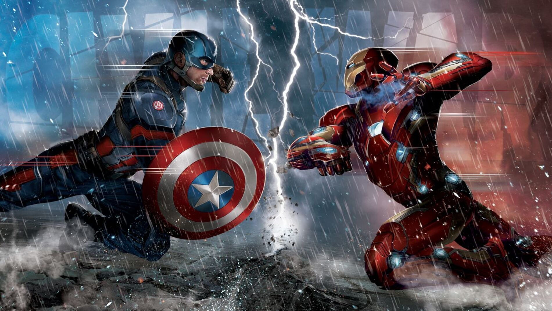 Iron Man y Capitán América 