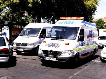 Imagen de una ambulancia en Murcia Imagen de una ambulancia en Murcia