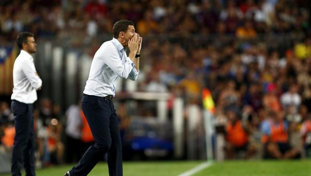 Javi Gracia, entrenador del Málaga CF