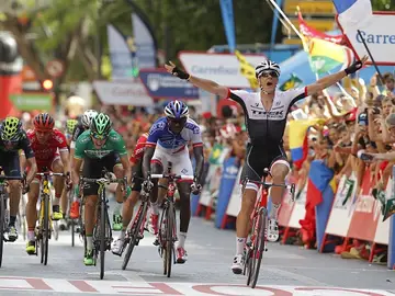 El ganador de la 8ª etapa de La Vuelta 2015, Jasper Stuyven El ganador de la 8ª etapa de La Vuelta 2015, Jasper Stuyven