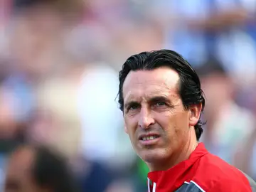 Unai Emery, en un entrenamiento Unai Emery, en un entrenamiento