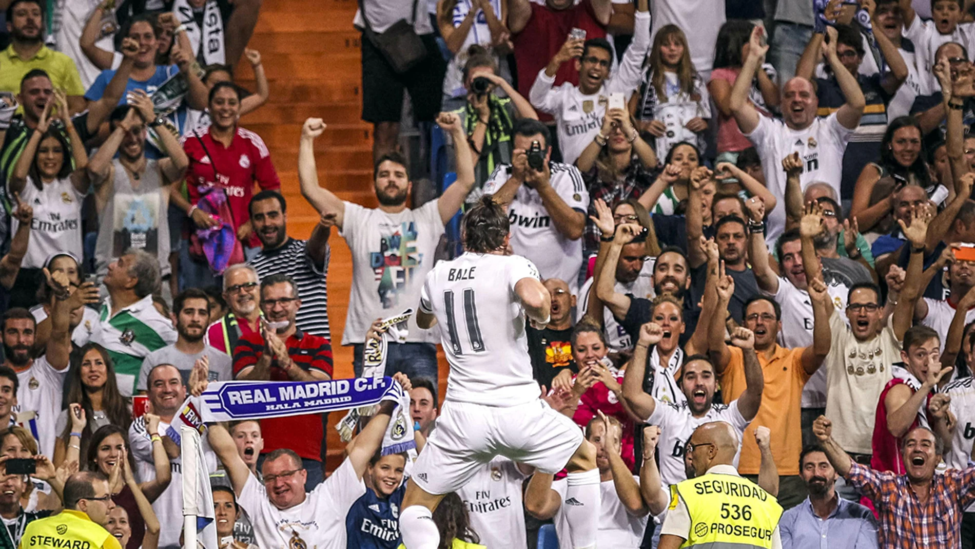 Gareth Bale celebra su gol contra el Betis Gareth Bale celebra su gol contra el Betis