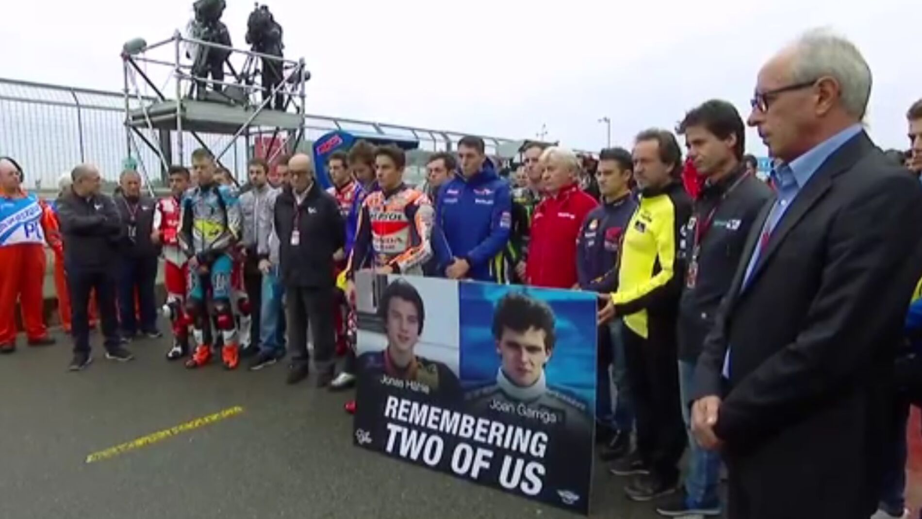 Minuto de silencio en Silverston