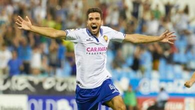 Un gol de Cabrera en el último segundo le da el triunfo al Real Zaragoza