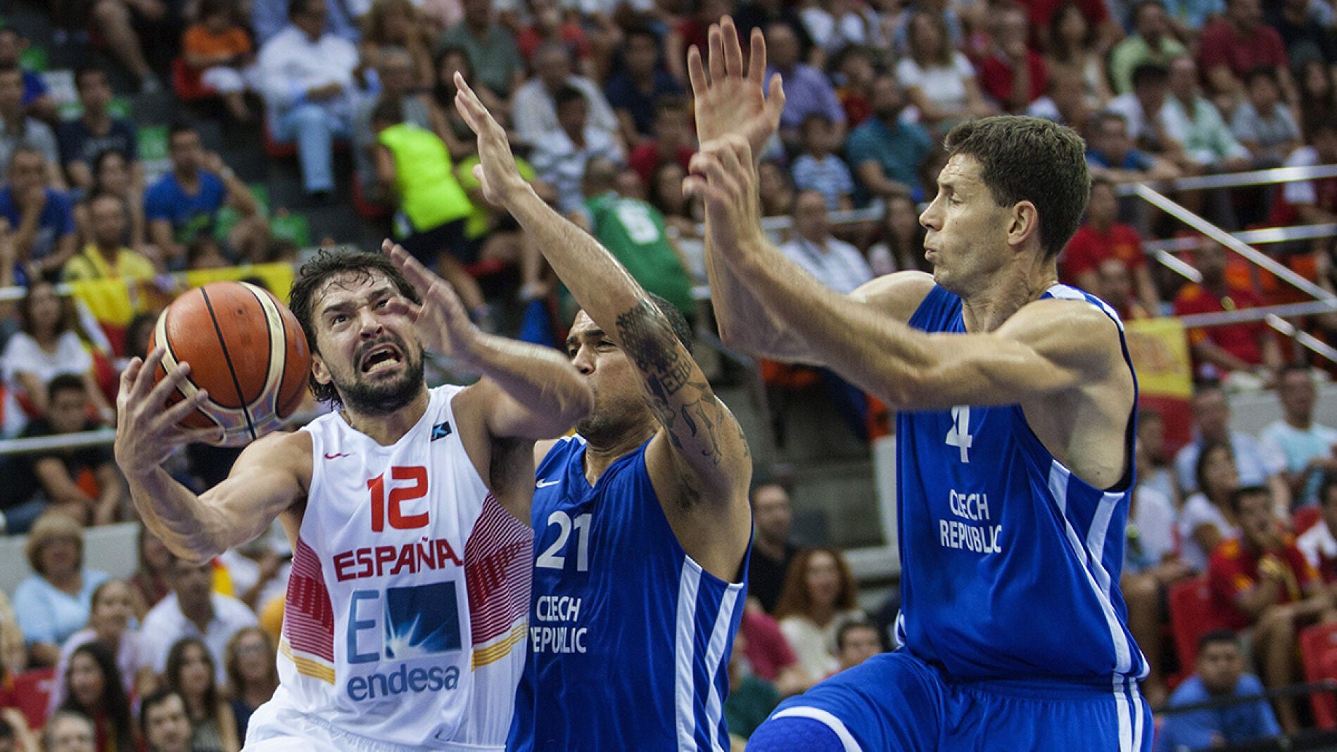 Sergio Llull entra a canasta