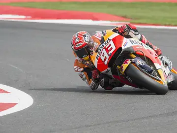 Marc Márquez, en su Honda Marc Márquez, en su Honda