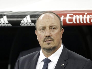 Rafa Benítez, durante el partido contra el Betis