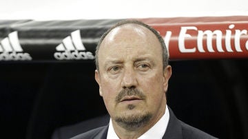 Rafa Benítez, durante el partido contra el Betis