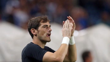 Iker Casillas, durante su &uacute;ltimo partido con el Oporto