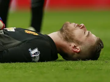 De Gea, hundido De Gea, hundido