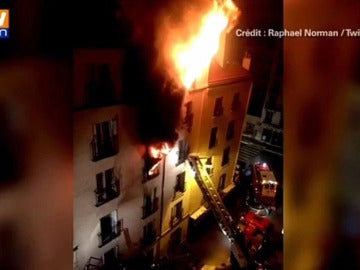 Incendio en París.