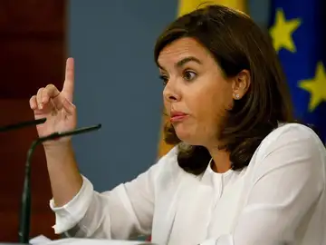 La vicepresidenta del Gobierno, Soraya Sáenz de Santamaría La vicepresidenta del Gobierno, Soraya Sáenz de Santamaría