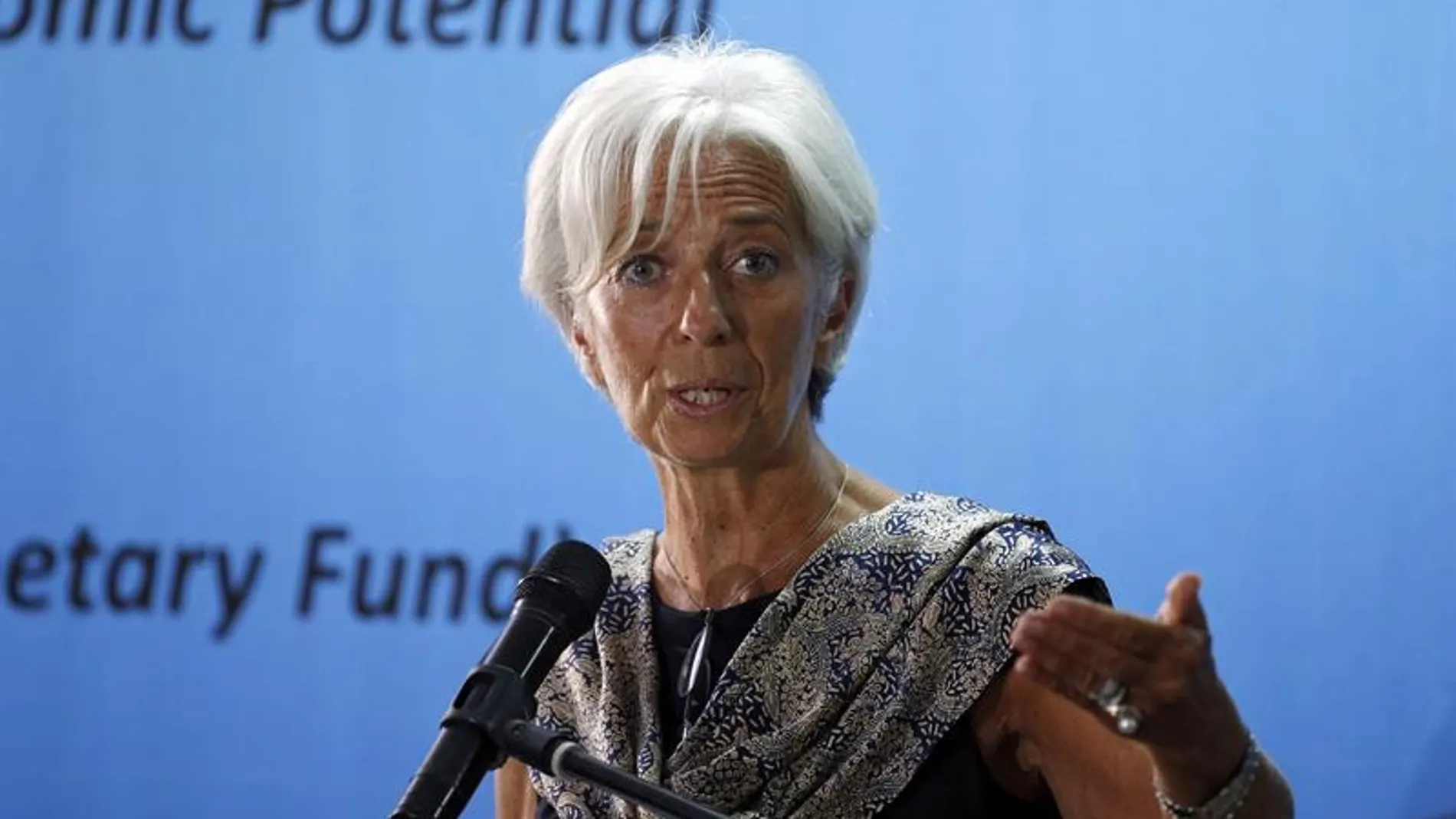 La directora del Fondo Monetario Internacional, Christine Lagarde. La directora del Fondo Monetario Internacional, Christine Lagarde.