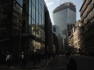 Vista general del edificio 'Walkie-Talkie' en Londres Vista general del edificio 'Walkie-Talkie' en Londres