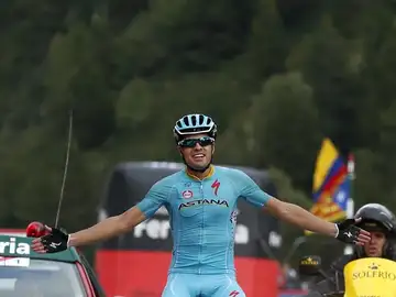 Mikel Landa durante la Vuelta a España Mikel Landa durante la Vuelta a España