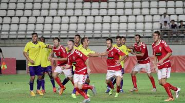 Partido entre el Real Murcia y el Cádiz