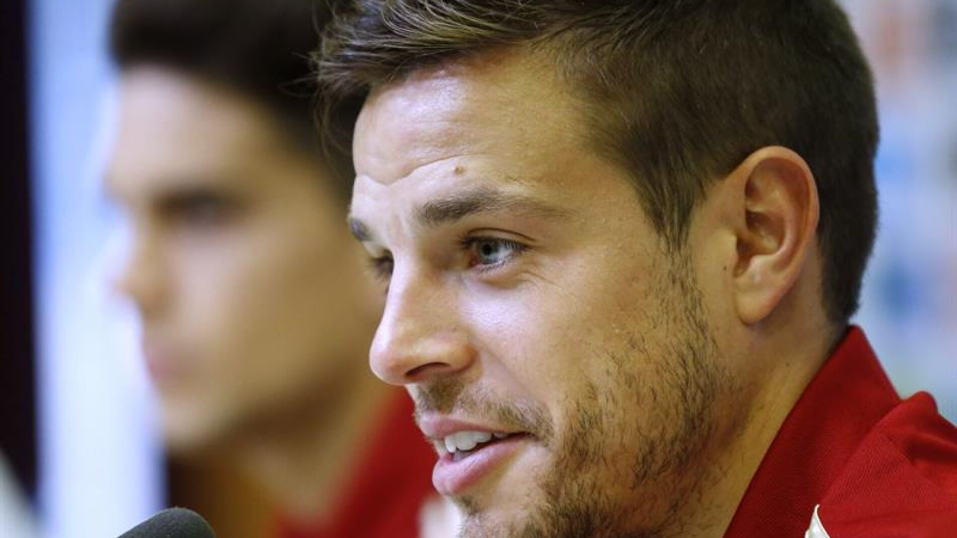 C&eacute;sar Azpilicueta, en rueda de prensa
