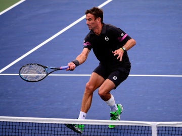 Tommy Robredo, durante su partido frente a Benoit Paire